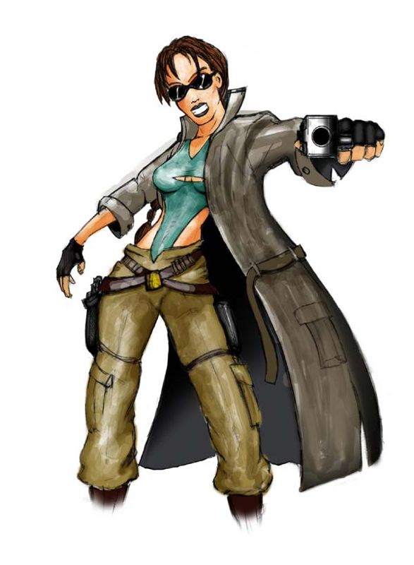 Lara Croft: Tomb Raider - The Angel of Darkness Concept Art (Tomb Raider: The Angel of Darkness Fankit)