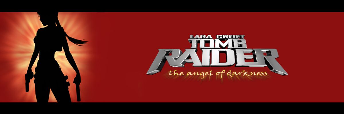 Lara Croft: Tomb Raider - The Angel of Darkness Other (Tomb Raider: The Angel of Darkness Fankit): Outline Twitter banner
