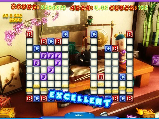 ABC Cubes: Teddy's Playground Screenshot (Big Fish Games)