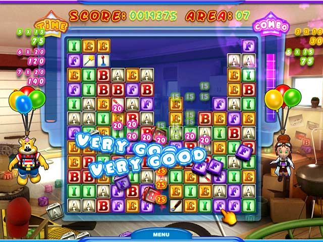 ABC Cubes: Teddy's Playground Screenshot (Big Fish Games screenshots)