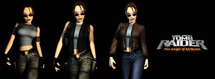 Lara Croft: Tomb Raider - The Angel of Darkness Other (Tomb Raider: The Angel of Darkness Fankit): Outfit Concepts Facebook banner