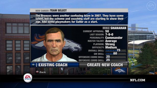 NFL Head Coach 09 Screenshot (PlayStation.com)