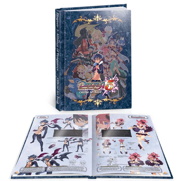 Disgaea 5: Alliance of Vengeance (Limited Edition) Other (NIS America - Europe Online Store, June 2016): Hard-cover Art Book