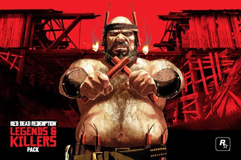 Red Dead Redemption: Legends and Killers Pack Wallpaper (Official Web Site - Downloads 2010): Pig Josh Handheld 480x320 Blackberry Bold