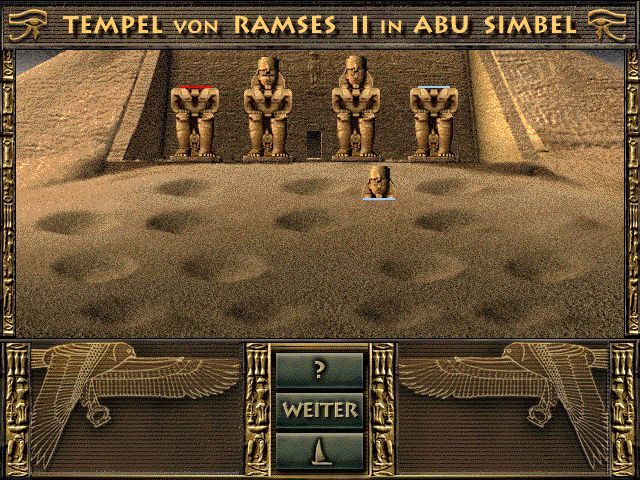 Nile: Passage to Egypt Screenshot (Fun Online CD-ROM (April 1996))