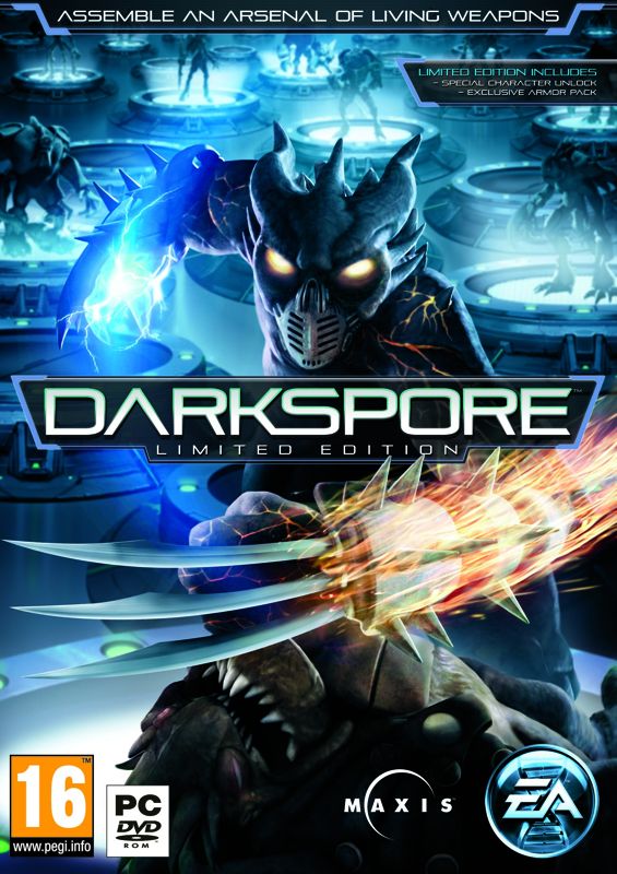 Darkspore (Limited Edition) Other (Electronic Arts UK Press Extranet, 2010-12-17): UK cover art - CMYK