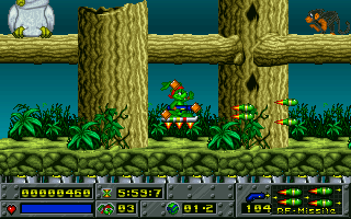 Jazz Jackrabbit Screenshot (Epic MegaGames website, 1996)