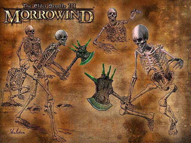 Download wallpaper art, Morrowind, guar, silt Strider, guar, 1Rich1, silt  strider, something they, section games in resolution 1024x600