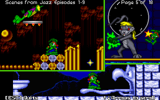 Jazz Jackrabbit CD-ROM Screenshot (Jazz Christmas Edition '94, 1994-12-05)