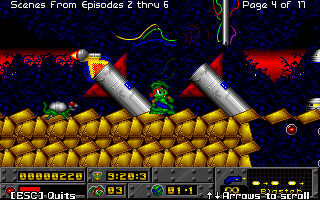 Jazz Jackrabbit Screenshot (Shareware v1.1, 1994-08-15)