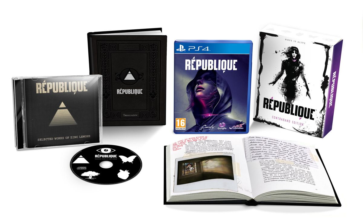 République (Contraband Edition) Other (<a href="http://store.nisaeurope.com/products/republique-contraband-edition">République (Contraband Edition)</a> NIS America - Europe Online Store): Content of Contraband Edition