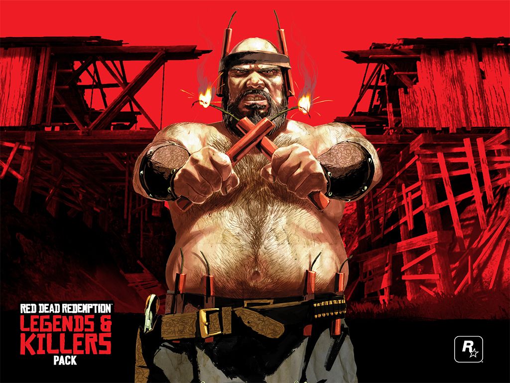 Red Dead Redemption: Legends and Killers Pack Wallpaper (Official Web Site - Downloads 2010): Pig Josh Standard 1024x768