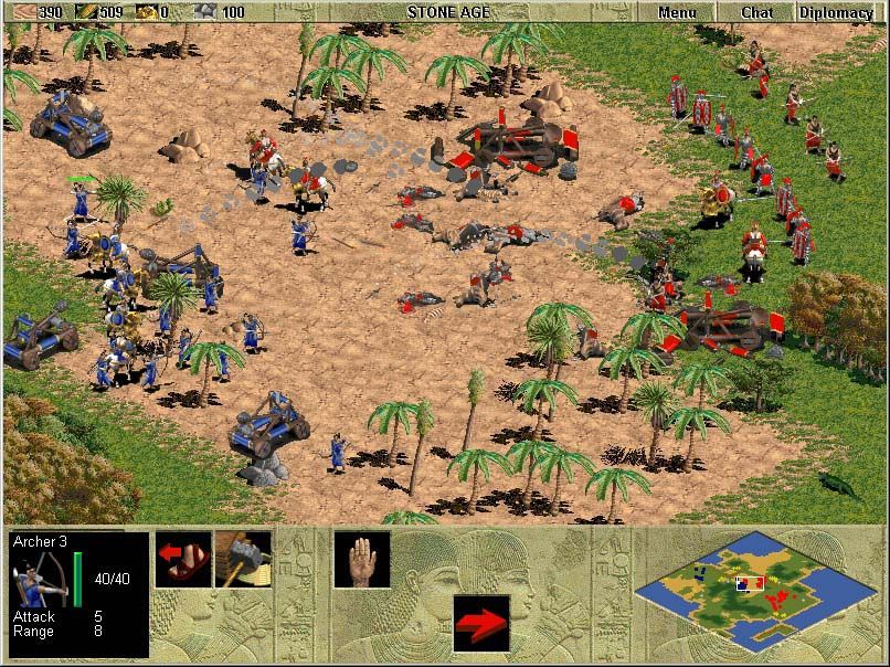 Age of Empires Screenshot (Official website): Skirmish