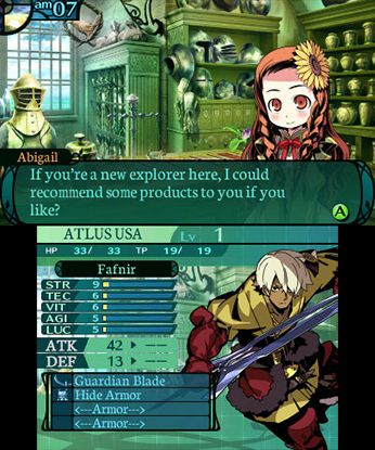 Etrian Odyssey 2 Untold: The Fafnir Knight Screenshot (Nintendo eShop)