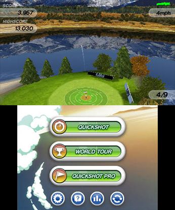Flick Golf Screenshot (Nintendo eShop)