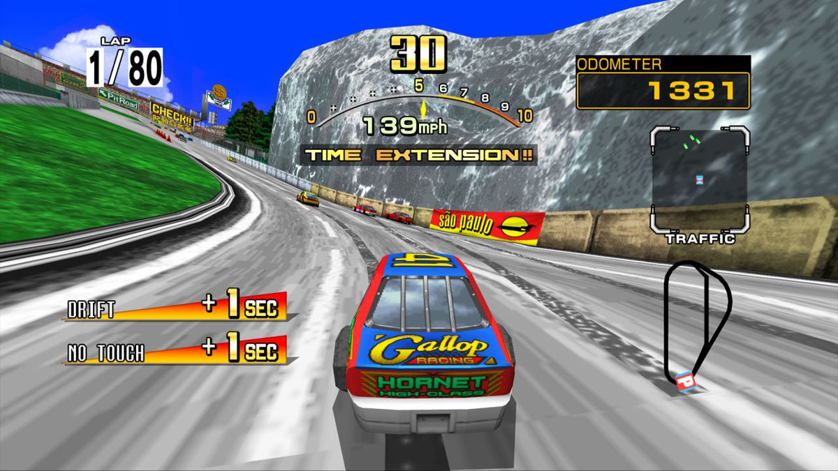 Daytona USA Screenshot (PlayStation.com)