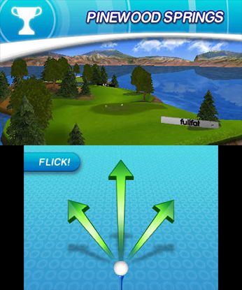 Flick Golf Screenshot (Nintendo eShop)