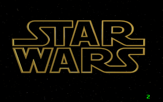 Star Wars: Dark Forces Screenshot (Slide show preview, 1994-09-29): Star Wars Logo