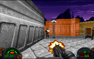 Star Wars: Dark Forces Screenshot (Slide show preview, 1994-09-29): Firefight at Talay