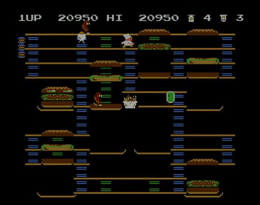BurgerTime Screenshot (Nintendo eShop)