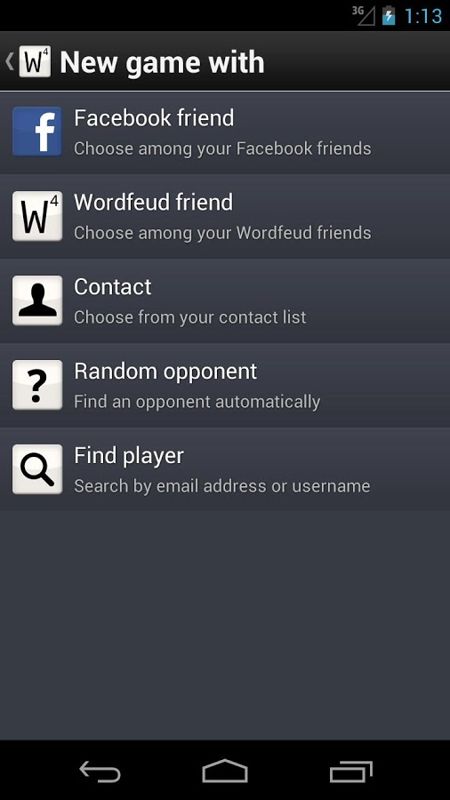 Wordfeud Screenshot (Google Play)