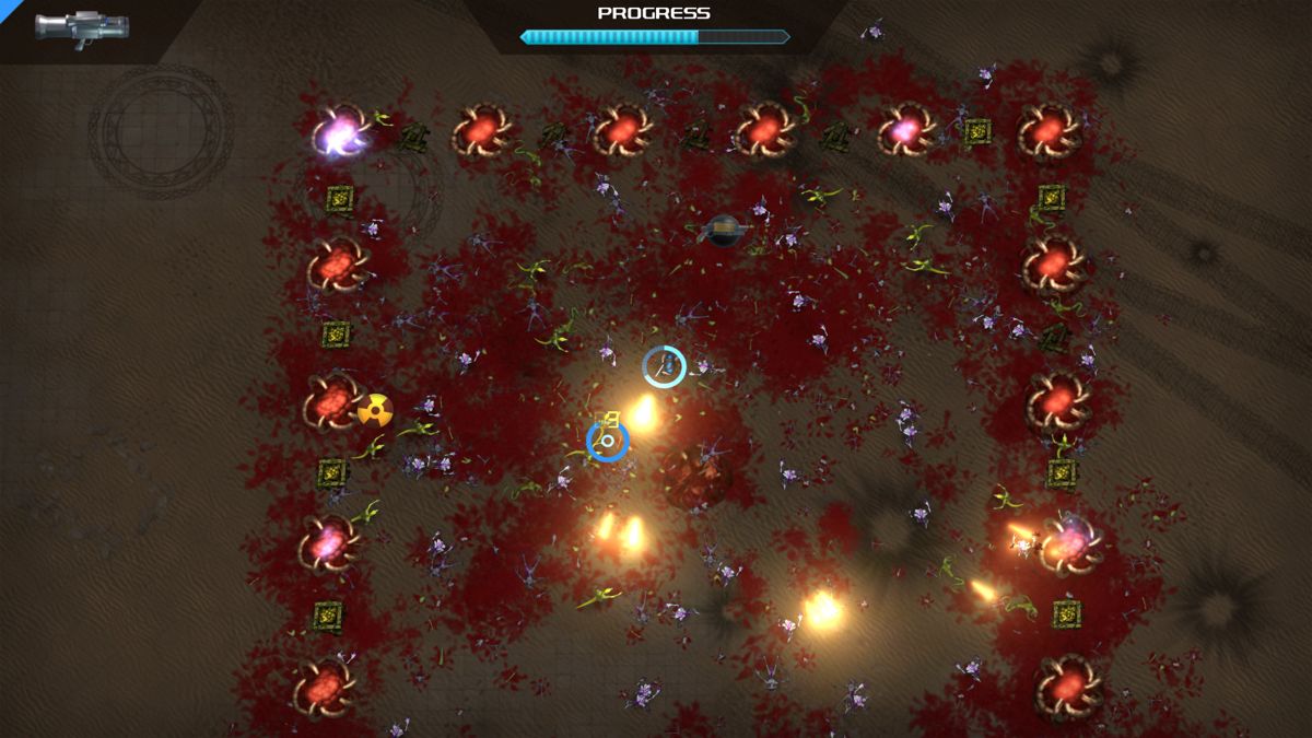 Crimsonland Screenshot (PlayStation.com)