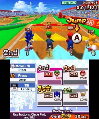 Mario & Sonic at the London 2012 Olympic Games Screenshot (Nintendo eShop)