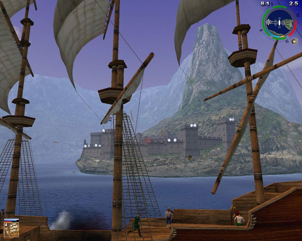 Pirates of the Caribbean Screenshot (Official Website of Akella (Russian) - 28th February, 2005)