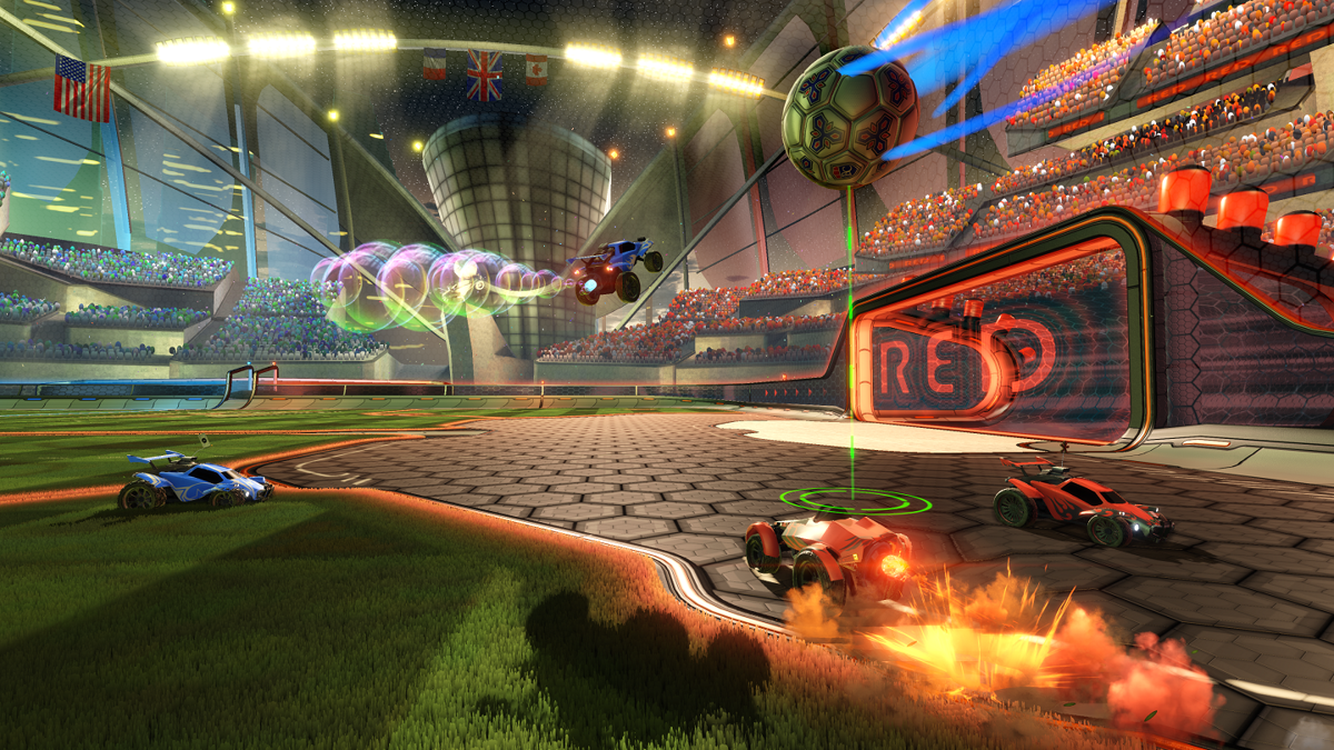 Rocket League Screenshot (Battle-Cars 2 Progress - February 7, 2014)