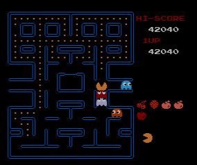 Pac-Man Screenshot (Nintendo eShop (Nintendo 3DS, NES version))