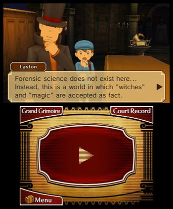 Professor Layton VS Phoenix Wright: Ace Attorney Screenshot (Nintendo eShop)