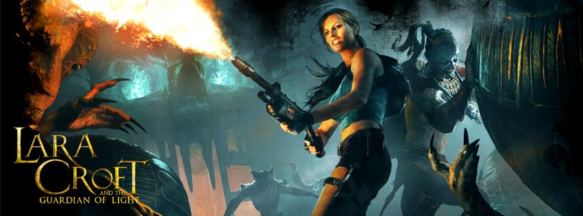 Lara Croft and the Guardian of Light Other (Lara Croft Brand Games Fankit): Facebook banner 1