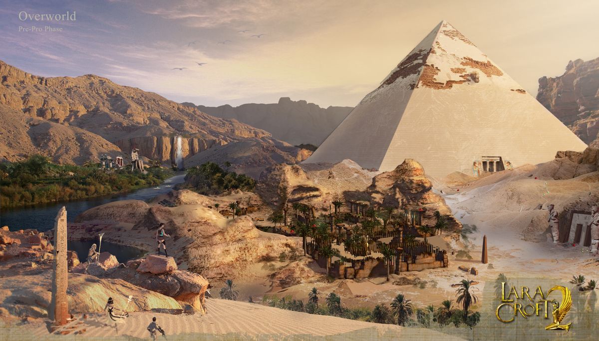 Lara Croft and the Temple of Osiris Concept Art (Lara Croft Brand Games Fankit): Overworld