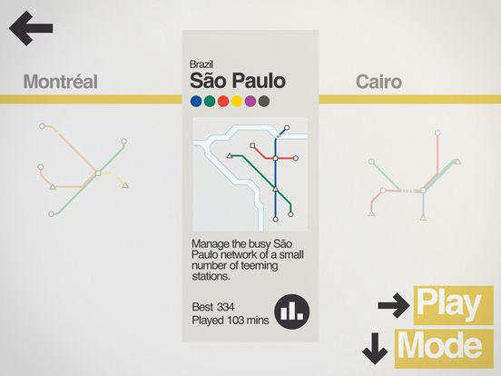 Mini Metro Screenshot (iTunes Store)