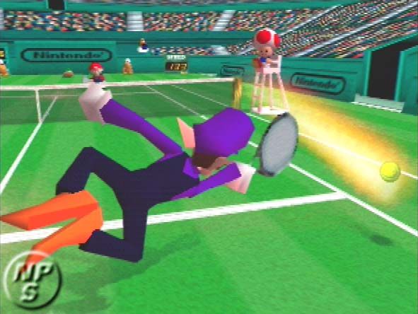 Mario Tennis Screenshot (Official Game Page, Nintendo, August 2000)