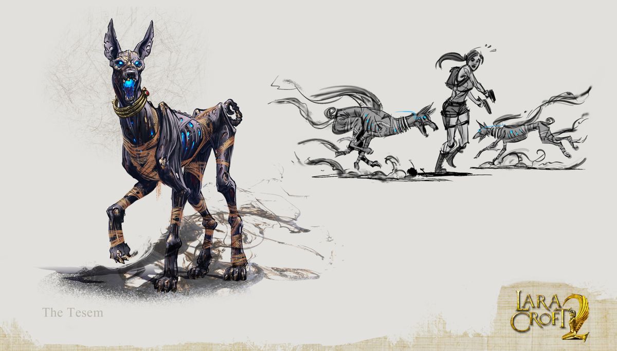 Lara Croft and the Temple of Osiris Concept Art (Lara Croft Brand Games Fankit): The Tesem (unused)