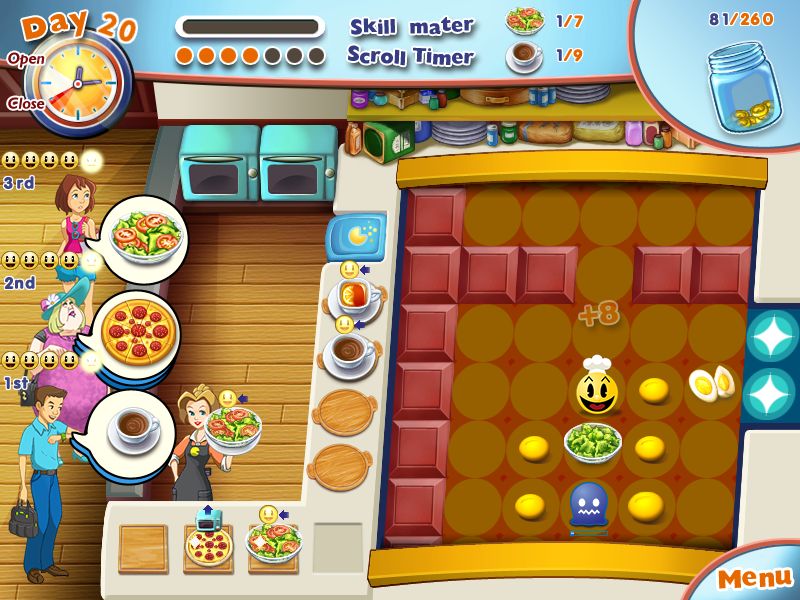 Pac-Man Pizza Parlor Screenshot (Pacman.com)