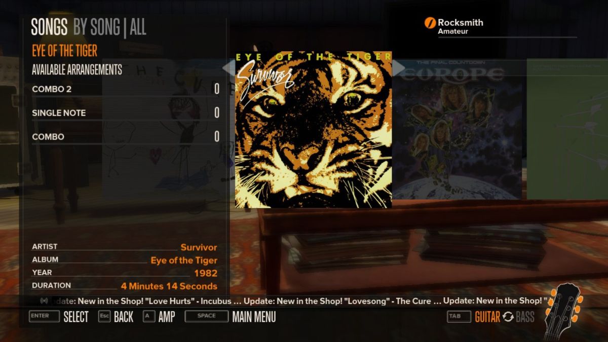Rocksmith: Survivor - Eye of the Tiger Screenshot (Steam)