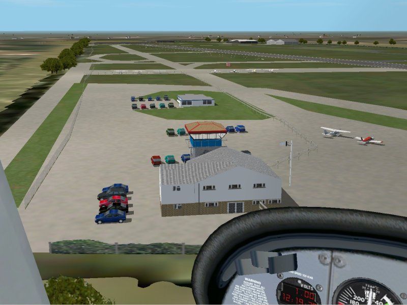 British Airports: South-East England Screenshot (CD slideshow, Just Flight 2003.): Blackbushe 1