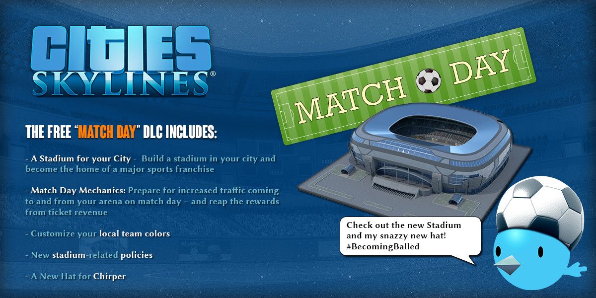 Cities: Skylines - Match Day Screenshot (Steam)