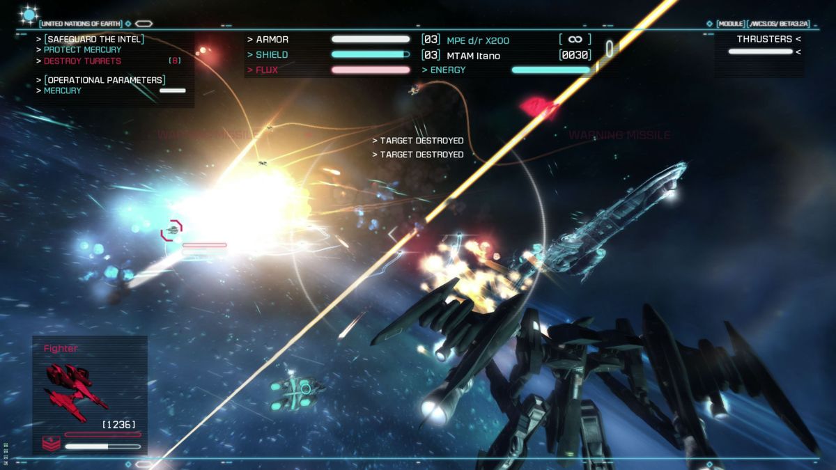Strike Suit Zero: Raptor DLC Screenshot (Steam)