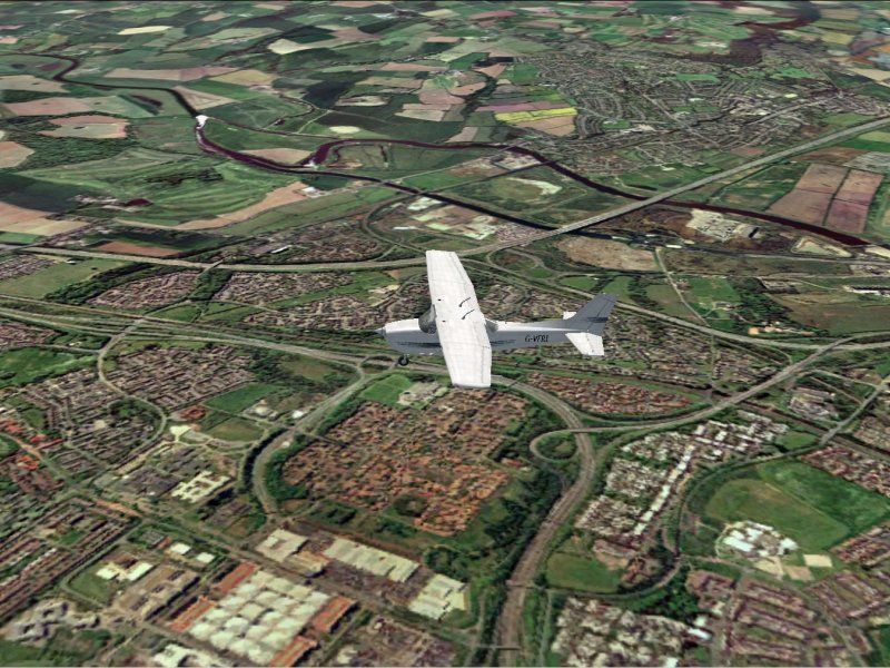 VFR Photographic Scenery: Northern England Screenshot (Promo slideshow for VFR Photographic Scenery Vol.4, 2003)