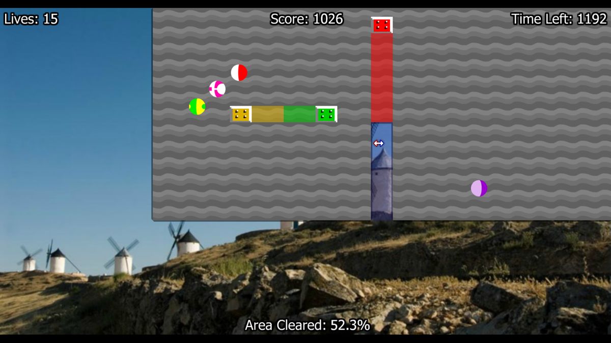 JezzBall Classic Screenshot (Itch.io Gamepage)