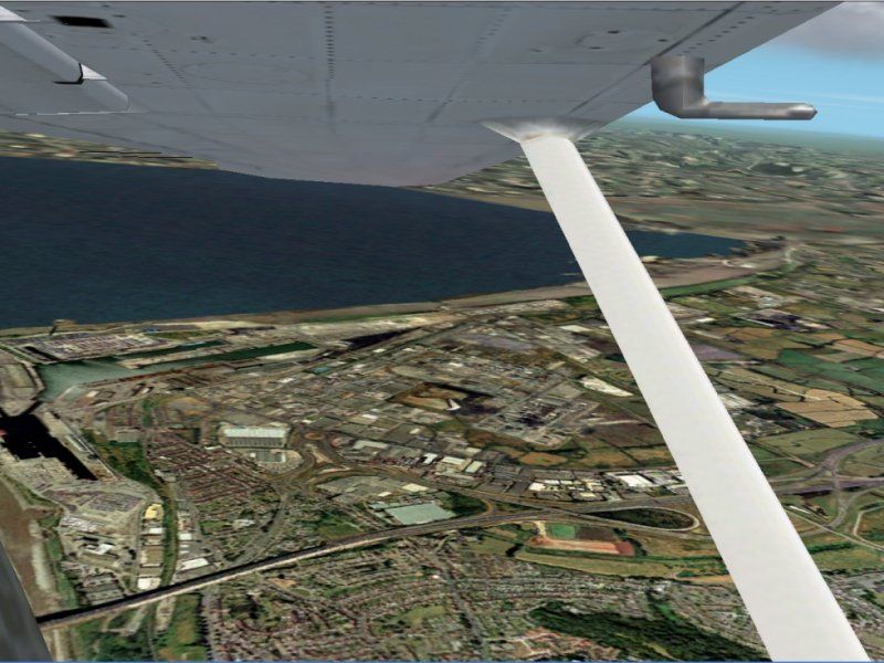 VFR Photographic Scenery: Central & Southern England Screenshot (Promo slideshow for VFR Photographic Scenery Vol2., 2003)