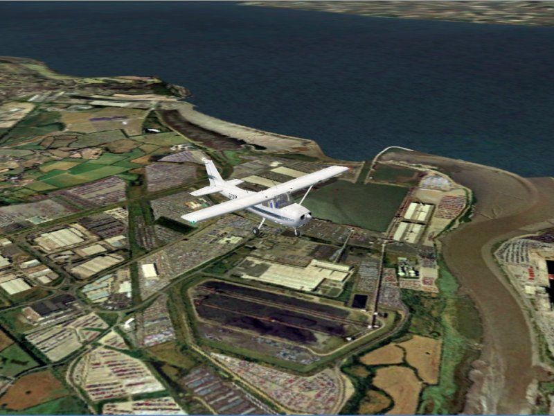 VFR Photographic Scenery: Central & Southern England Screenshot (Promo slideshow for VFR Photographic Scenery Vol2., 2003)