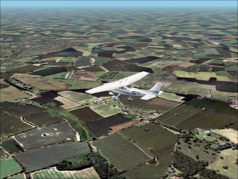 VFR Photographic Scenery: East & South-East England Screenshot (Promo slideshow for VFR Photographic Scenery Vol.1, 2003)