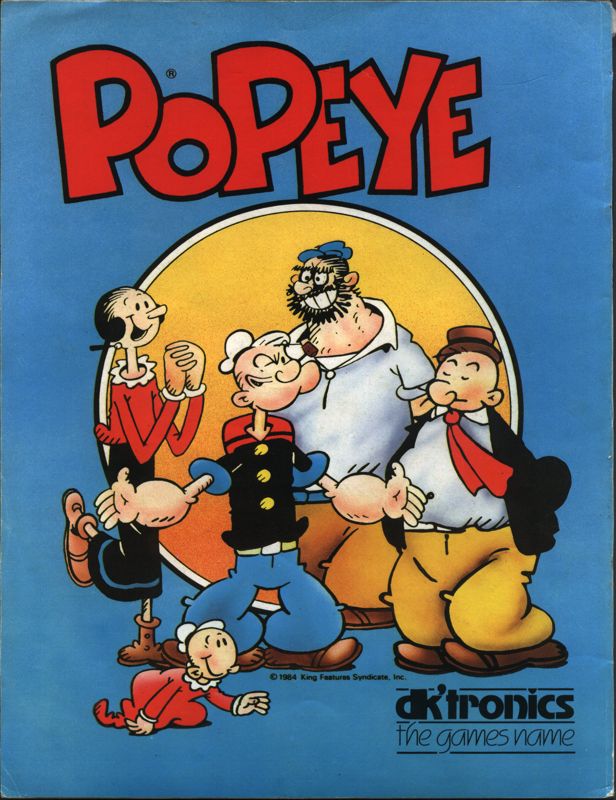 Popeye Magazine Advertisement (Magazine Advertisements): Crash (United Kingdom), Issue 10 (November 1984)