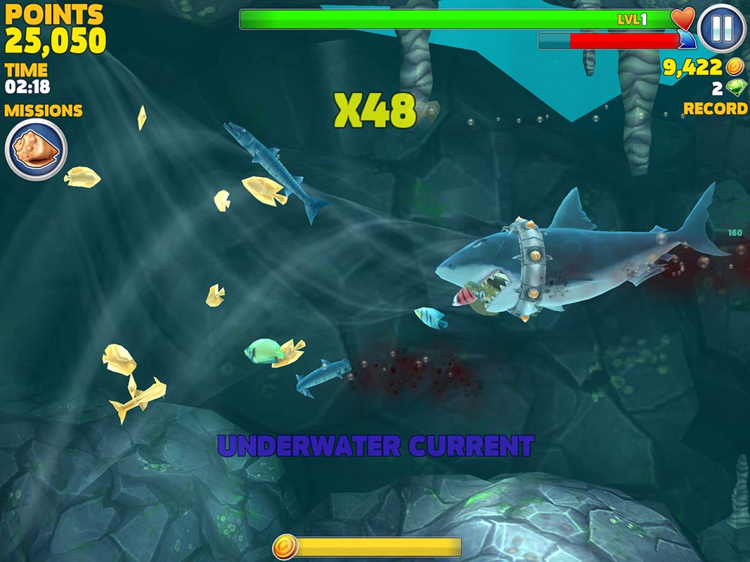 Hungry Shark: Evolution Screenshot (ubisoft.com, official website of Ubisoft): an underwater vortex