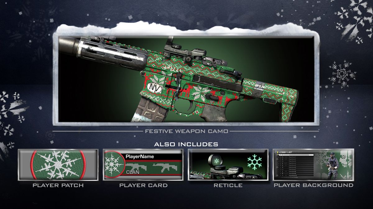 Call of Duty: Ghosts - Festive Personalization Pack Screenshot (Steam)