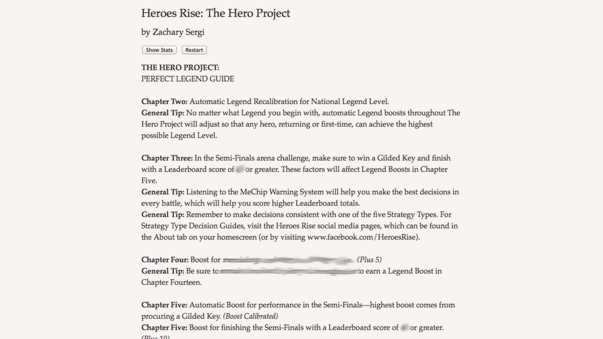 Heroes Rise: The Hero Project - Perfect Legend Guide Screenshot (Steam)